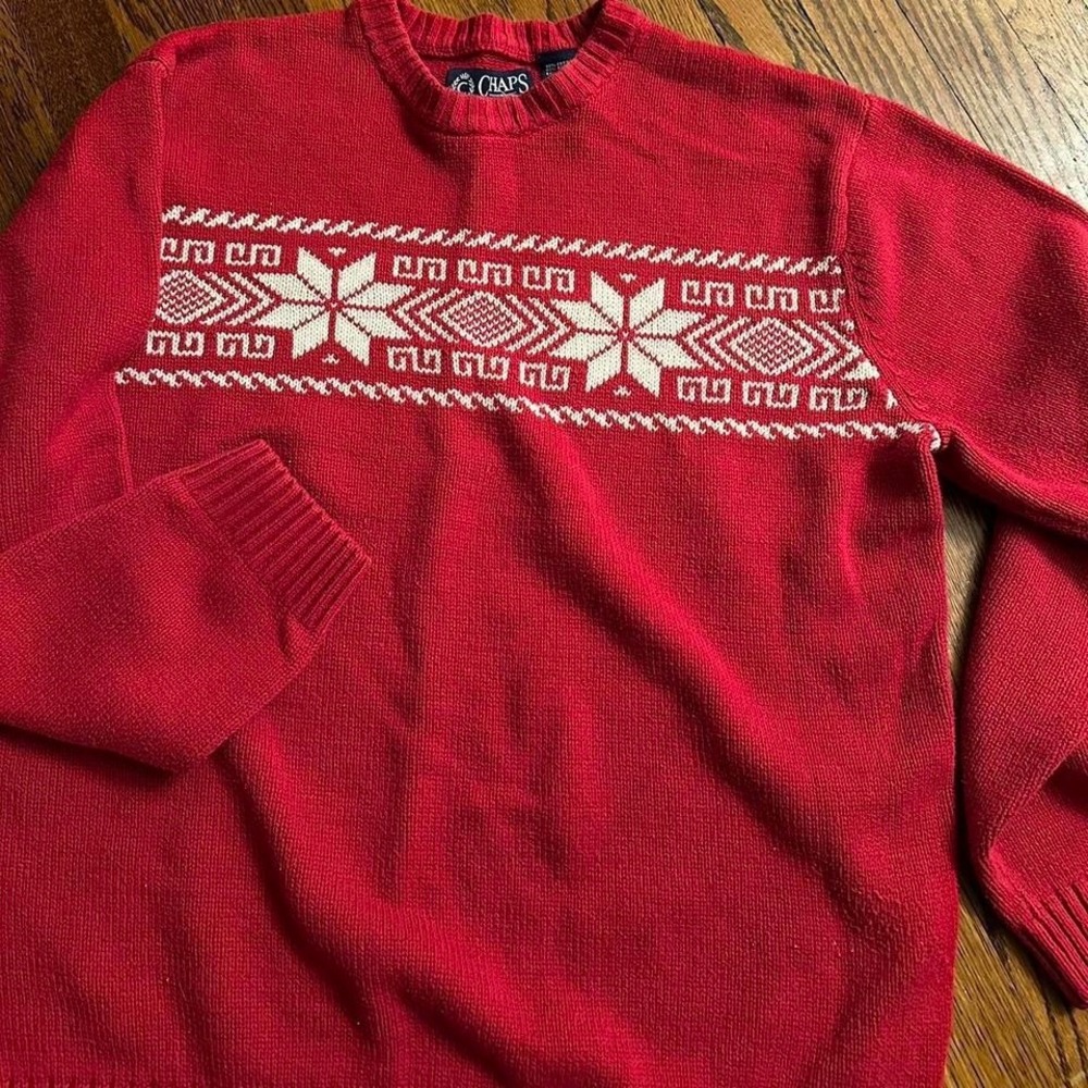 Chaps Holiday Sweater
